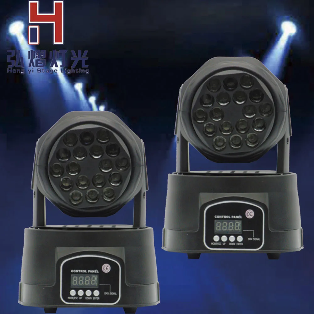 

(2pcs/lot)china moving head led rgbw 18x3w led beam Tianxian 3 w light bead red green blue for spot light moving head led effect