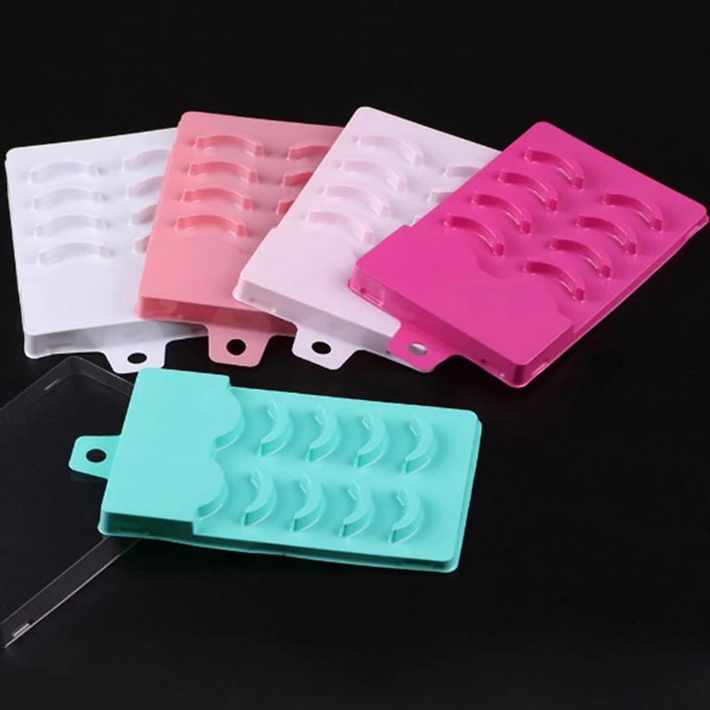 

1PCS Empty Storage Case Box Container Holder Plastic Eyelashes Storage Box For 5 Pairs of False Eyelashes Hot