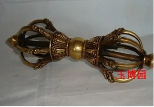 

A Vajra pestle JiangMo copper copper Tantric Buddhism supplies evil house ritual relief
