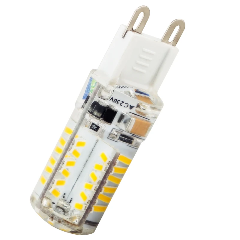 5 шт G9 светодио дный лампы без мерцания AC110V 3014SMD 5 Вт светодио дный лампочки 350LM супер яркий люстра светодио дный свет заменить 30 W галогенная