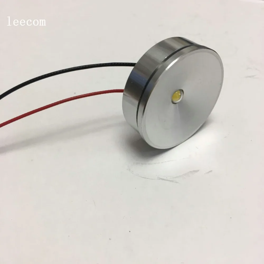 

20pcs/lot LED Mini Cabinet Downlight 3W diameter 37mm DC12V silver Frame Recessed Ceiling No Flicker Spot Lights For Home