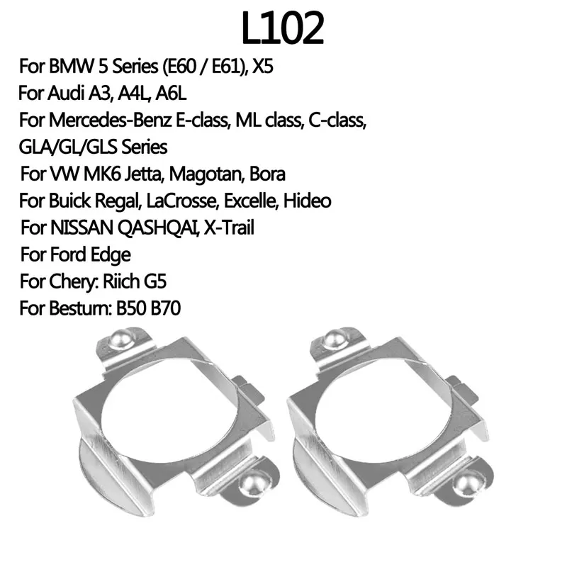 2 шт./лот H7 светодиодный фонарь для автомобильных фар держатель адаптер гнездо для Mercedes-Benz BMW Audi авто фары крепление подставка для Nissan VW