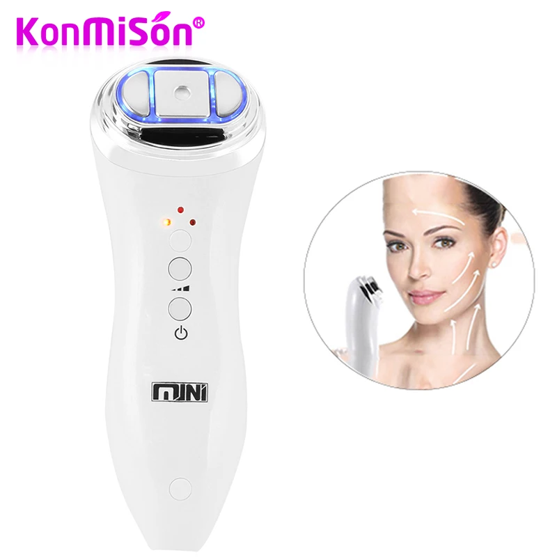 KONMISON Mini Hifu сфокусированный ультразвуковой биполярный радиочастотный лифтинг