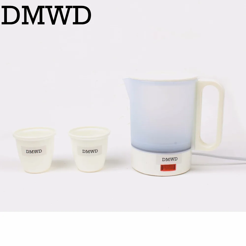 

DMWD Mini Electric Kettle Travel water Heating Cup household student teapot 0.5L 220-240V small portable boiler tea pot EU plug