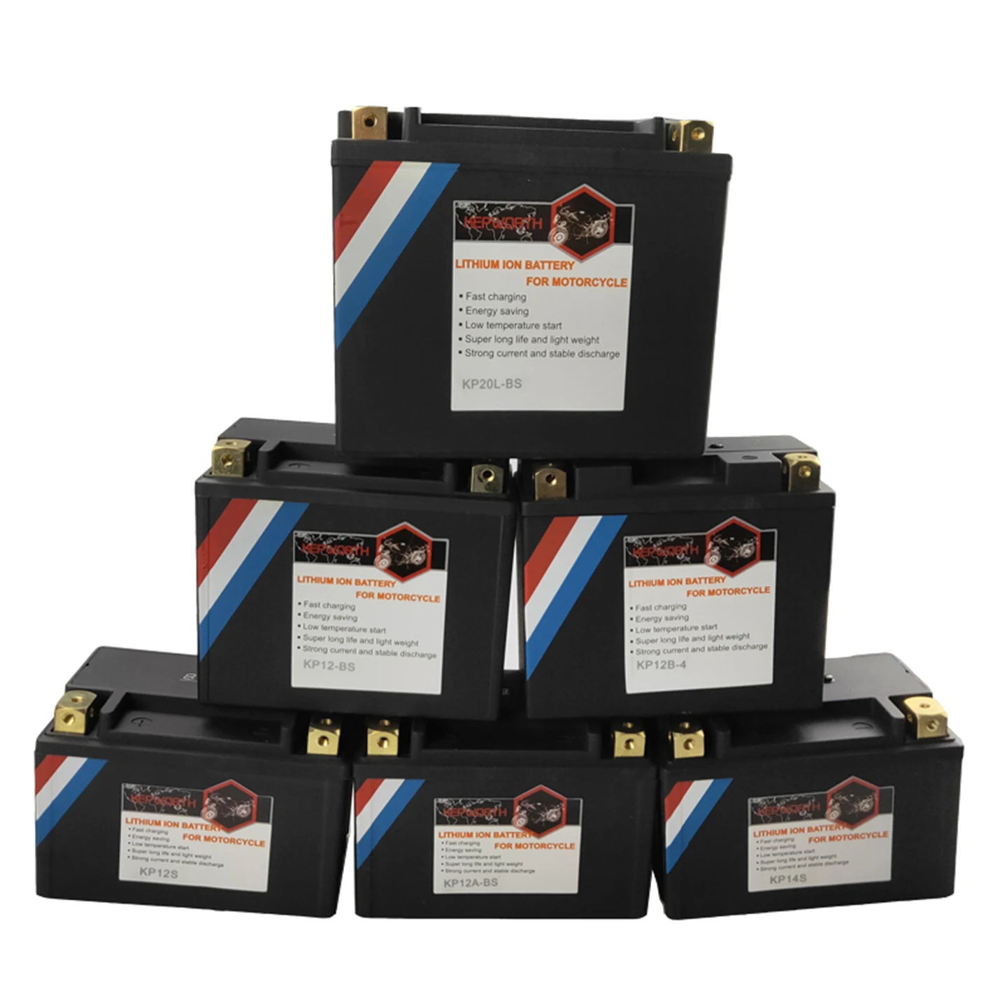 Bateria de Lítio Bms com Proteção de Tensão Motocicleta Bateria 520a 12 v 14ah Baterias Ferro Ybr125 Klx125 Kp14-bs Lifepo4 Cca 10 v 14ah baterias bms com proteção de