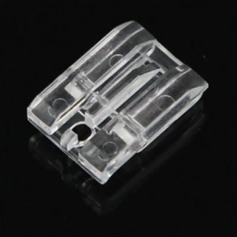 

2018 New Arrive 1 PC Multifunction Household Sewing Machine Parts Presser Foot Invisible Zipper Foot Plastic for singer brother