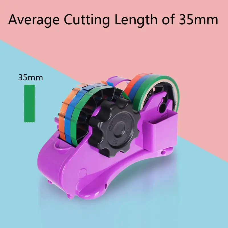 Полу-Авто диспенсер ленты с 35 мм фиксированной длины резак ленты настольный офис упаковка дома инструменты