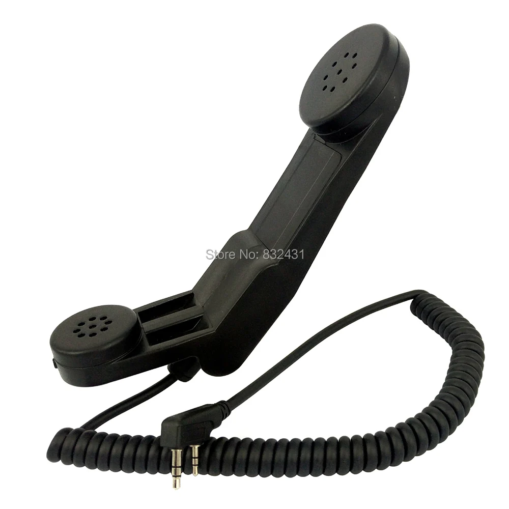 2 Pin Telephone Speaker Microphone for Kenwood Baofeng UV5R 888S 1