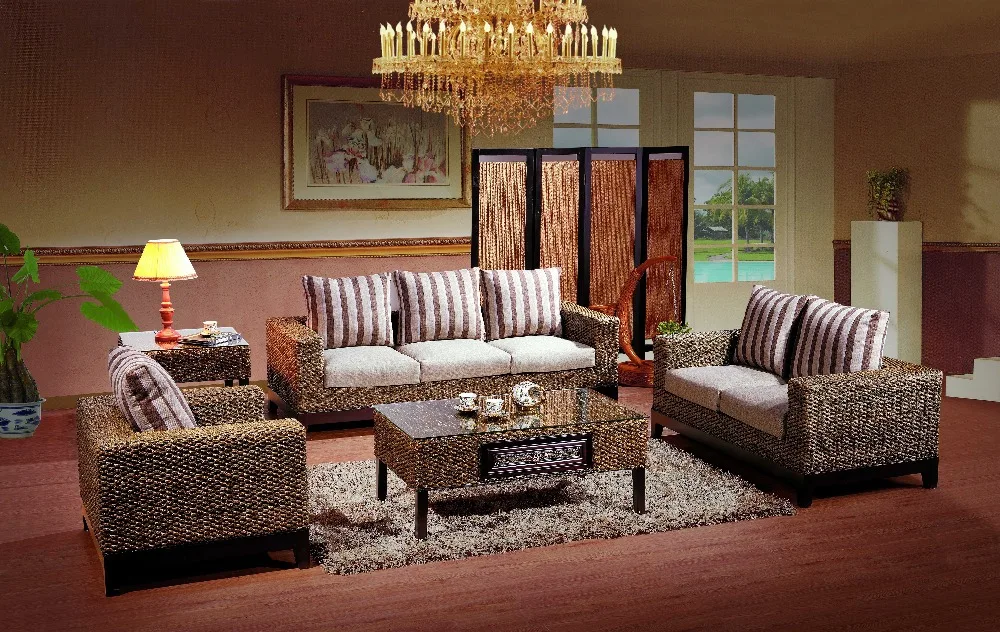 2016, Высококачественная садовая мебель, патио, мебель для отдыха на открытом воздухе, ротанговый диван, чайный столик, плетеная мягкая мебель...