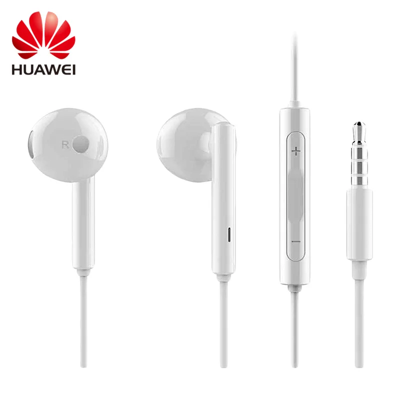Оригинальные наушники Huawei AM115 honor с микрофоном стереогарнитура для iPhone 6 6s Samsung Xiaomi
