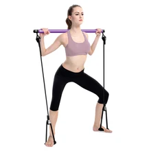 JUFIT тело абдоминальное сопротивление веревка Съемник многофункциональный йога ралли стержень Йога палка для пилатеса фитнес-бар