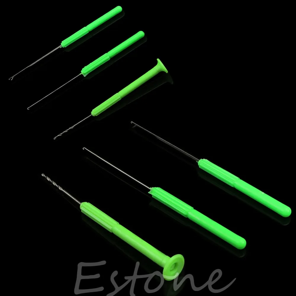

1set 3 In 1 Fishing Bait Needle Tool Set Drill Hook Rig Needle For Making Rigs