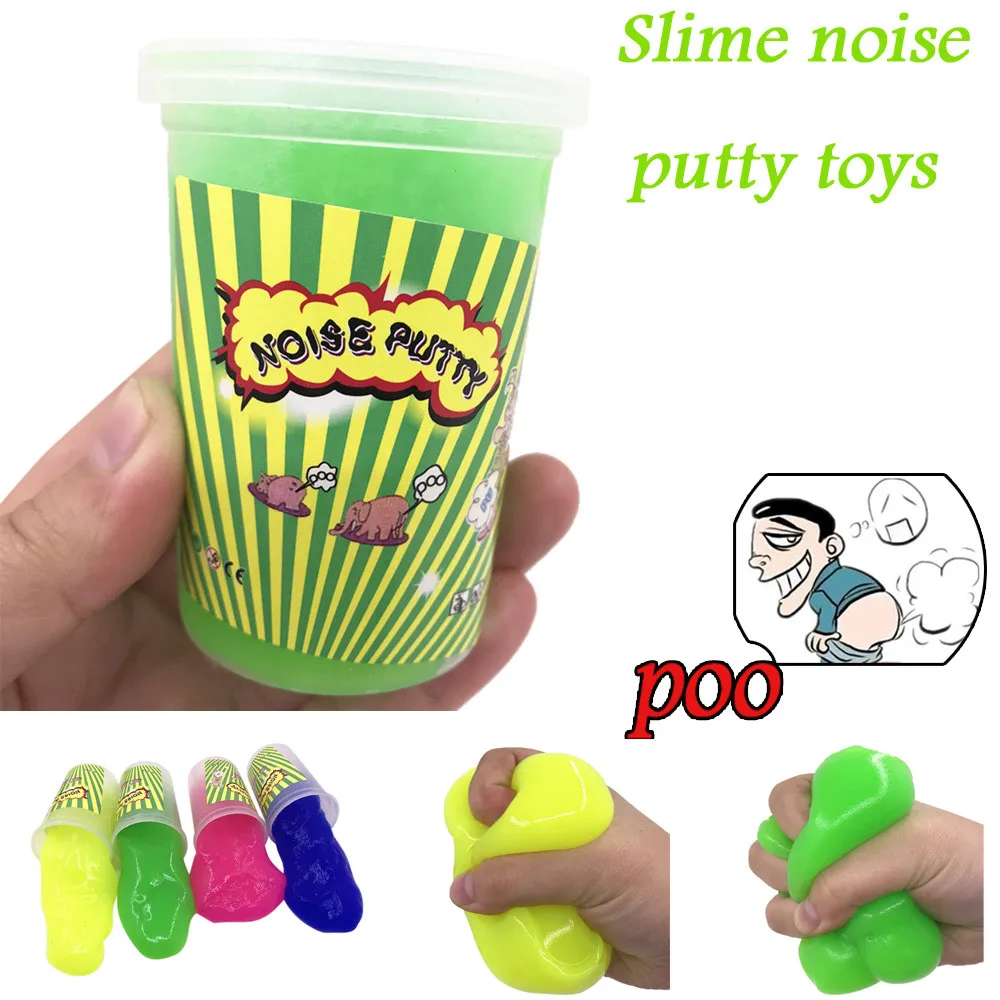 

Closestool Noise Slime Toys Fart Mud Tricky Stress Relief Sludge Toys Squishy Toy