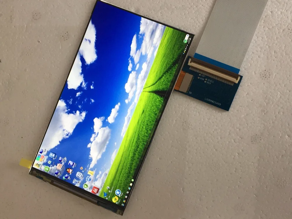 5,5 дюймов 1440p hdmi экран дисплей 1440*2560 с hdmi к mipi для очков виртуальной реальности dk2 DIY для 3d принтера raspberry pi 3