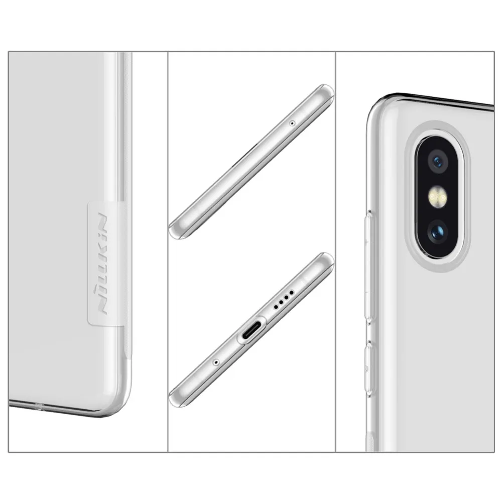 Funda Original Xiaomi Mi MIX 2 s NILLKIN Nature TPU funda para Xiaomi Mix 2 s funda s de teléfono de silicona transparente suave para Mix 2 s