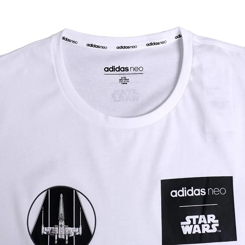 Мужская футболка с коротким рукавом Adidas NEO Label SW TEE 4 оригинальная спортивная