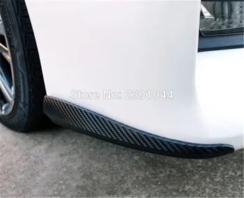 

4pcs(2 SET) Car Styling Mouldings Bumper Corner Guard Protector Carbon Fiber Look sticker FIT for BMW X1 E84 F48 2009~2016