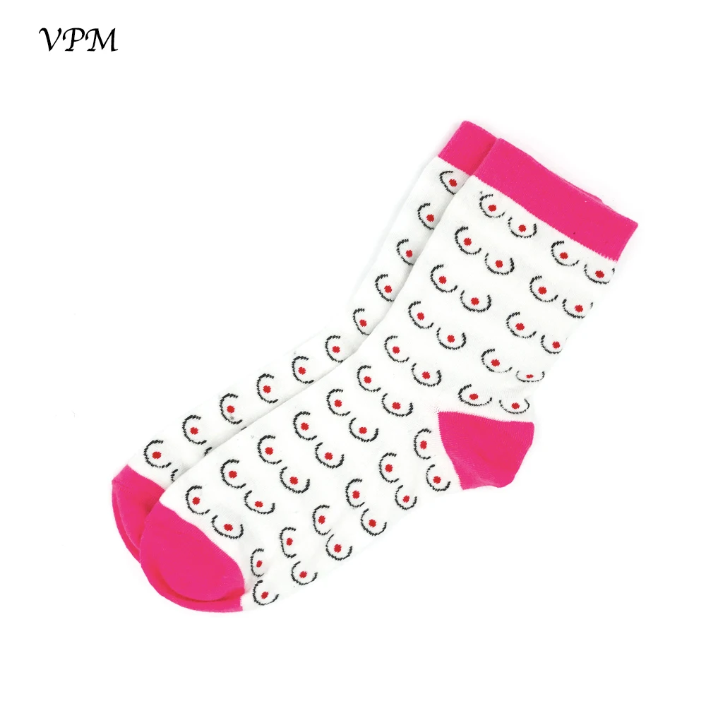 VPM, хлопковые женские носки, повседневная Милая уличная одежда, дизайн, забавные чужеродные свиньи, собаки, кошки, космический Принт, подарок для девочки - Цвет: C309