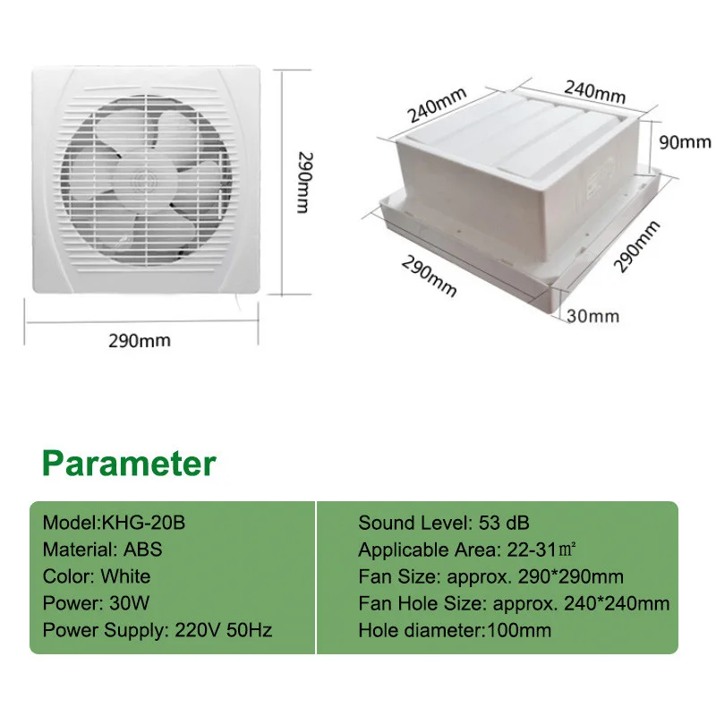 Ukuran Exhaust Fan Untuk Kamar Mandi Berbagai Ukuran