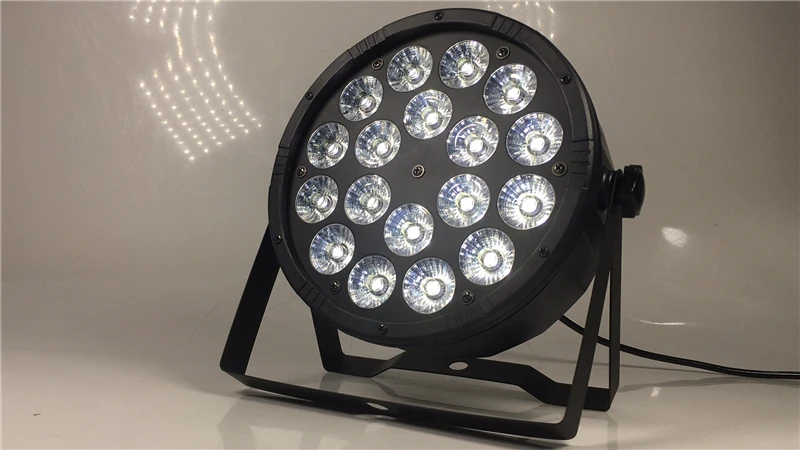 Большие линзы 18X12 Вт led par огни RGBW 4в1 плоский par dmx512 профессиональное DJ оборудование