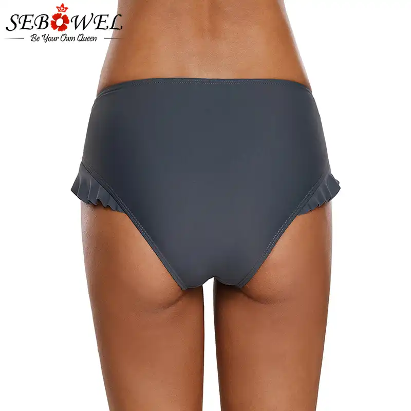 gray swim bottoms