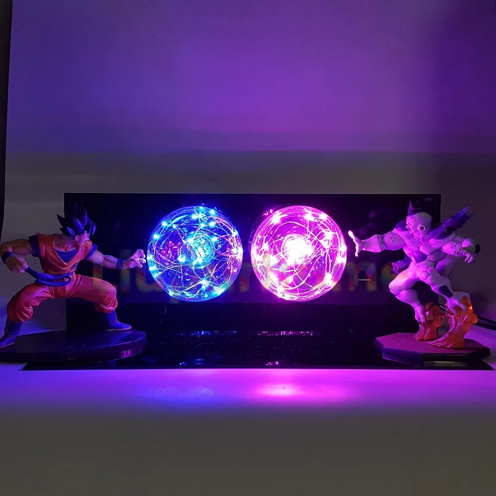 Dragon Ball Z Son Goku VS Freeza Luminaria LED Night Lights Anime Dragon  Ball Super Figurine Toy DBZ Led Light Table Lamp - AliExpress Lights &  Lighting