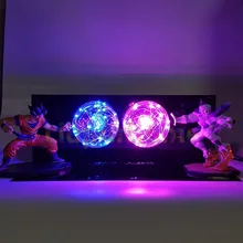 Dragon Ball Z Son Goku VS Freeza Luminaria LEVOU Luzes Da Noite Anime Dragon Ball Super Brinquedo Estatueta DBZ Levou Candeeiro de Mesa de Luz