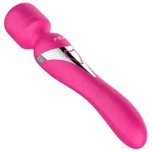 Double Head Striking Waterproof Vibrator Women Masturbation G Spot Stimulator Massage Silicone 7 Speed Clit Thrusting Dildo Sex