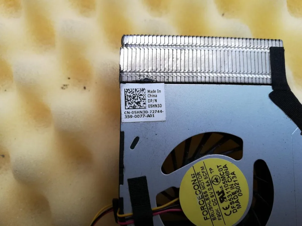 Heatsinks Electronics Dell Vostro 3300 Cpu Cooling Fan And Heatsink 5hn30