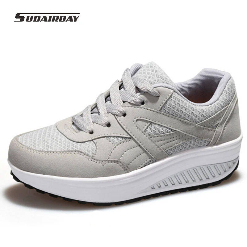 2016 font b Women b font Spring Summer Breathable Platform Casual Shoes Womens Walking Shoes font