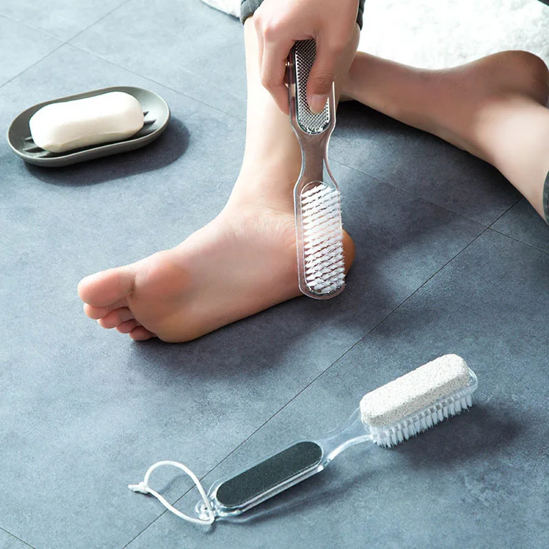 

Fashion Multifunction Foot Exfoliating Tool 4 In 1 Rubbing Board Foot Cleaning Foot Brushes Remove Dead Skin Foot Protector