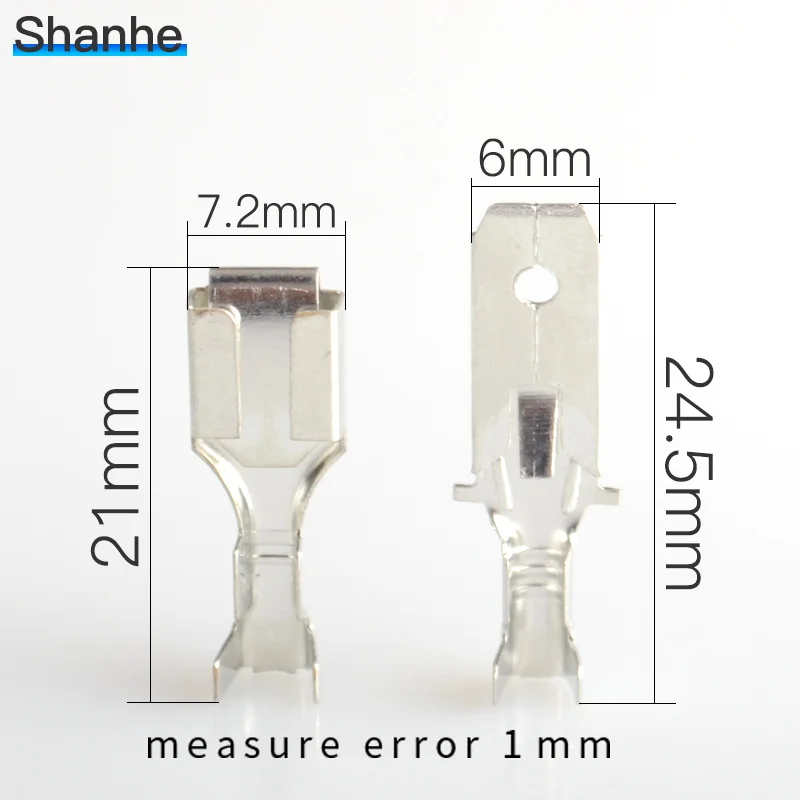 25 мм 6 3 мм|female spade terminal|spade terminalterminal 6.3mm |