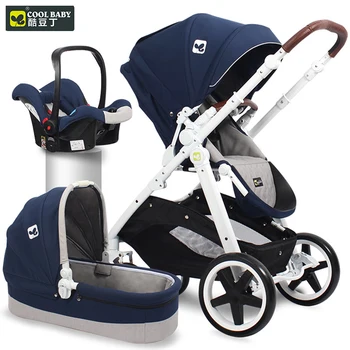 

Coolbaby High View Baby Carriage European Two-way Shock Absorber Carriage Folding Portable Lighting Carriage