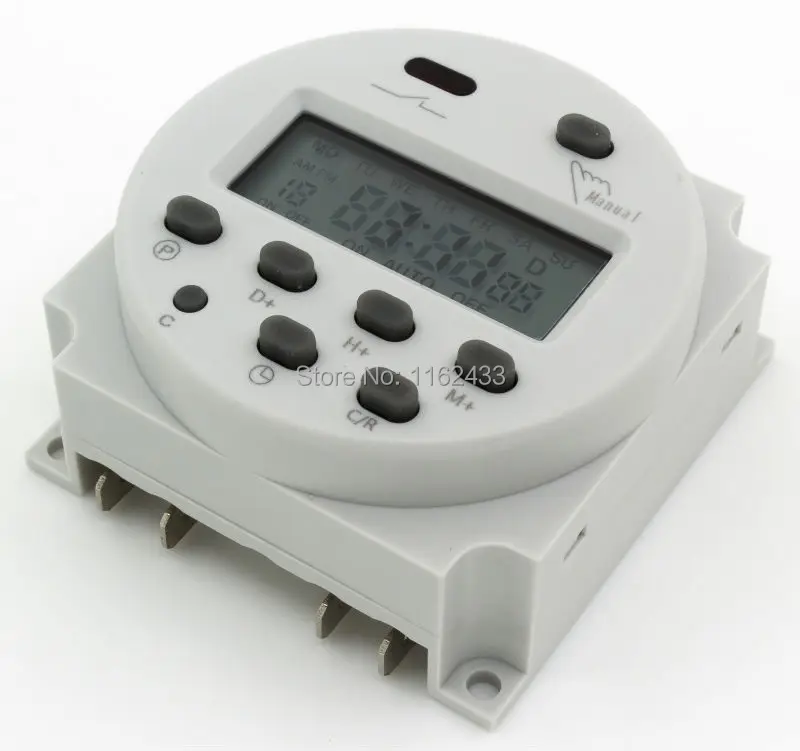 CN101A 16A digital time switch weekly programmable electronic timer AC