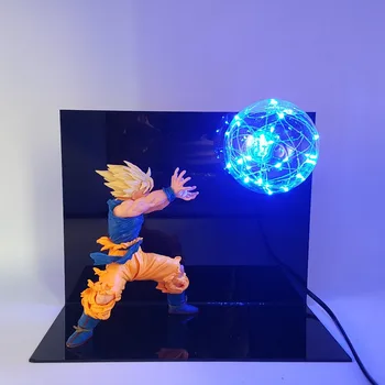 

Dragon Ball Goku Kamehamheha Lamp Super Saiyan Led Light Anime Dragon Ball Z Desk Lamp Christmas Lights