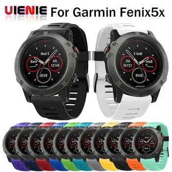 

Replacement Silicagel Soft Band Strap wrist watch Band strap bracelet for Garmin Fenix 3 5x Smart Watch Silicone strap watchband