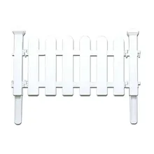 Горячие белые ПВХ пластиковые Забор европейский стиль для сада подъездные ворота Рождественская елка XJS789