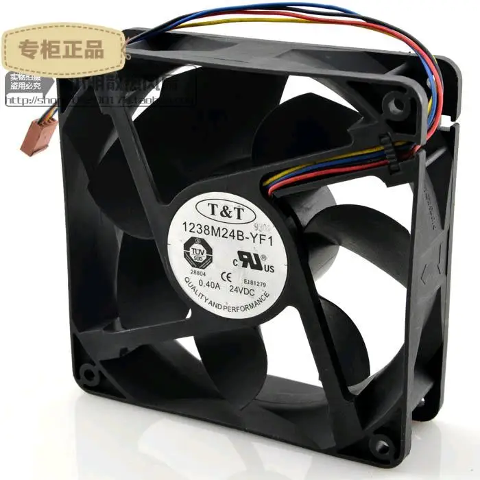 Free Delivery. 1238 m24b - YF1 24 v 0.40 A 4 line frequency conversion fan fan by the server Silent fan
