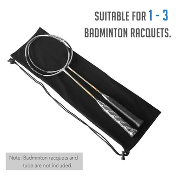 

Badminton Racquet Cover Bag Soft Fleece Storage Bag Case for Badminton Racket Racquet Cover Bag Ball Sports
