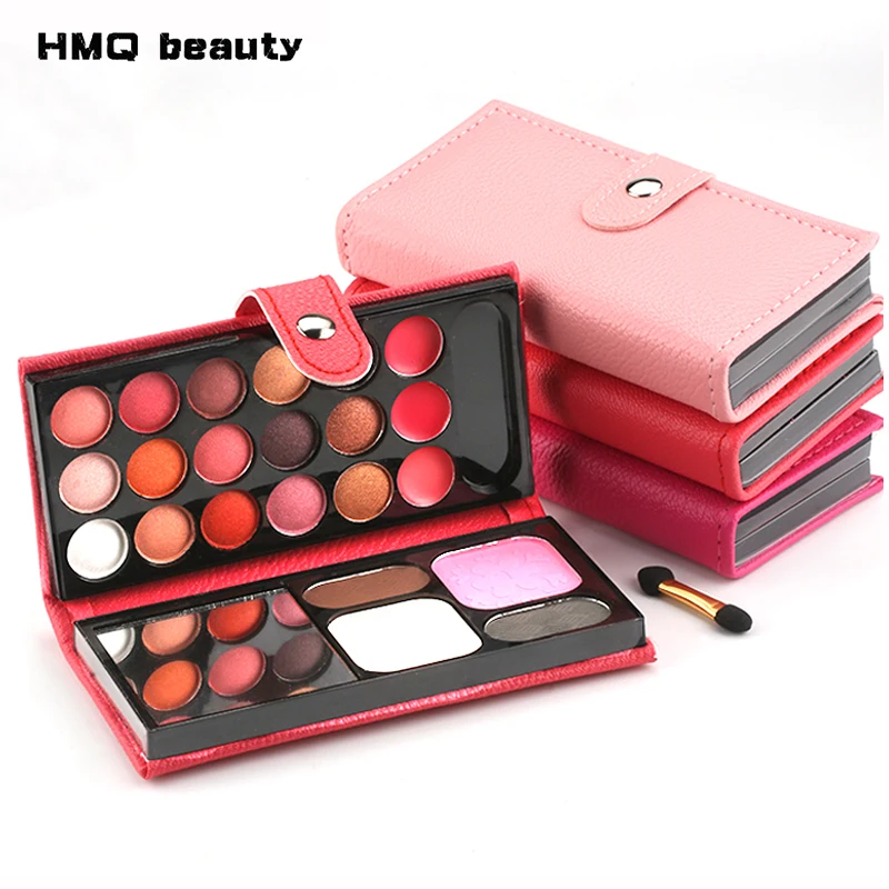 

22 Color Eye Shadow Palette Matt Nude Eyeshadow Pallete Glitter Shimmer Powder Eyebrow Makeup Mini Mirror Wallet Set