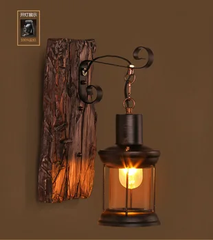 

Vintage Plated Industrial Wall Lamp Retro Loft LED Wall Light Lamparas De Pared Stair Bathroom Iron Wall Sconce Abajur Luminaria