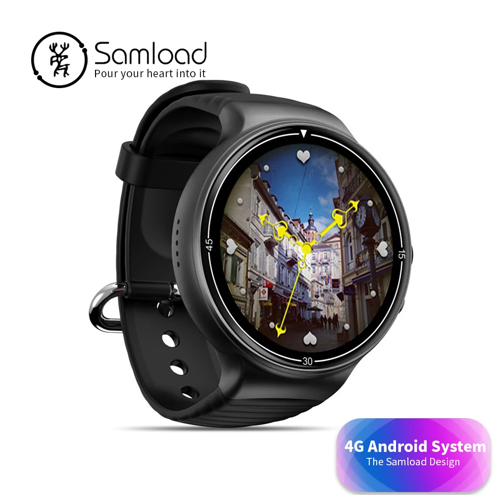 

Samload I8 Smart Watch Android 7.0 1.39'' 4G LTE Phone Bracelet SmartWatch Z28 LEM7 LEM X I7 with Heart Rate Tracker Google Play