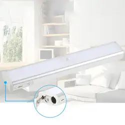 Датчик движения света DIY Stick-on Anywhere портативный 10-светодио дный беспроводной датчик движения шкаф ночной лестницы шаг свет бар