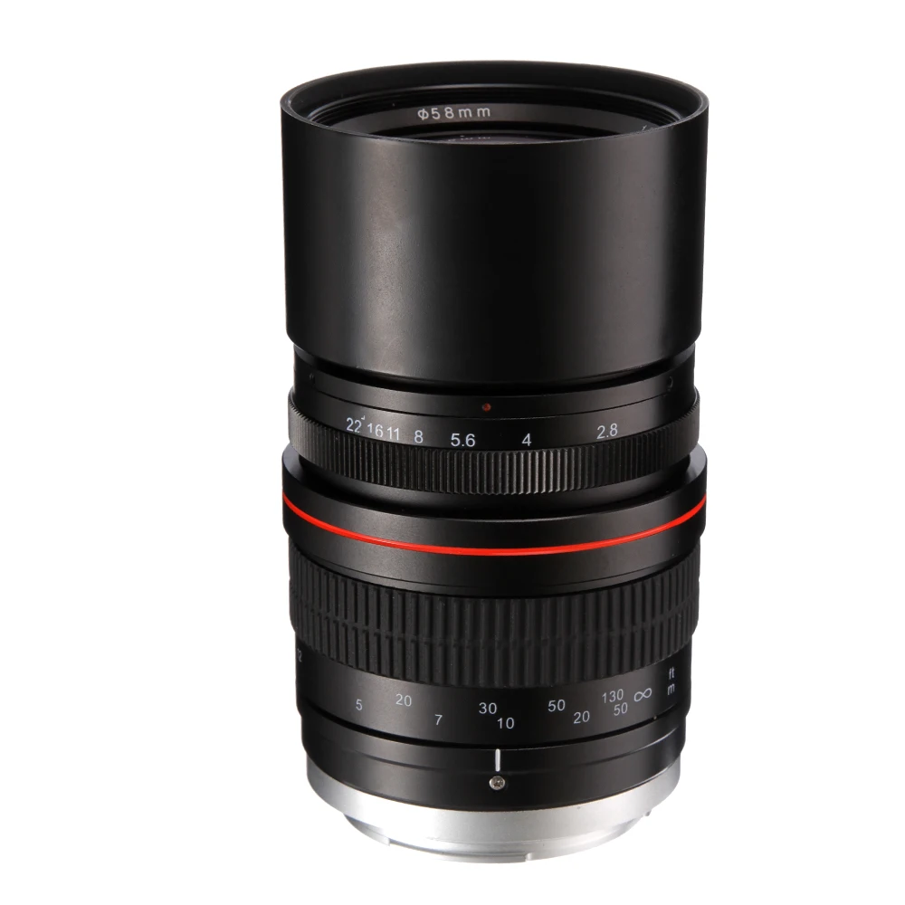 135 мм F2.8 полная Рамка Ручной фокус телеобъектив для Canon EOS 6D 6DII 7DII 70D 80D Nikon D5300 D3400 D500