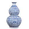Blue and White Eggshell Porcelain Vases Interlocking Flower Ceramic Vase Handmade Home Decoration Jingdezhen Flower Vases 2