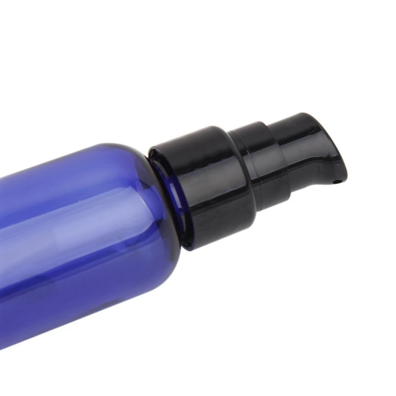 3x50 мл многоразовый лосьон дозатор для ухода бутылка с крышкой-синий и черный