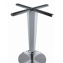 Base de table à manger en acier inoxydable, à la mode