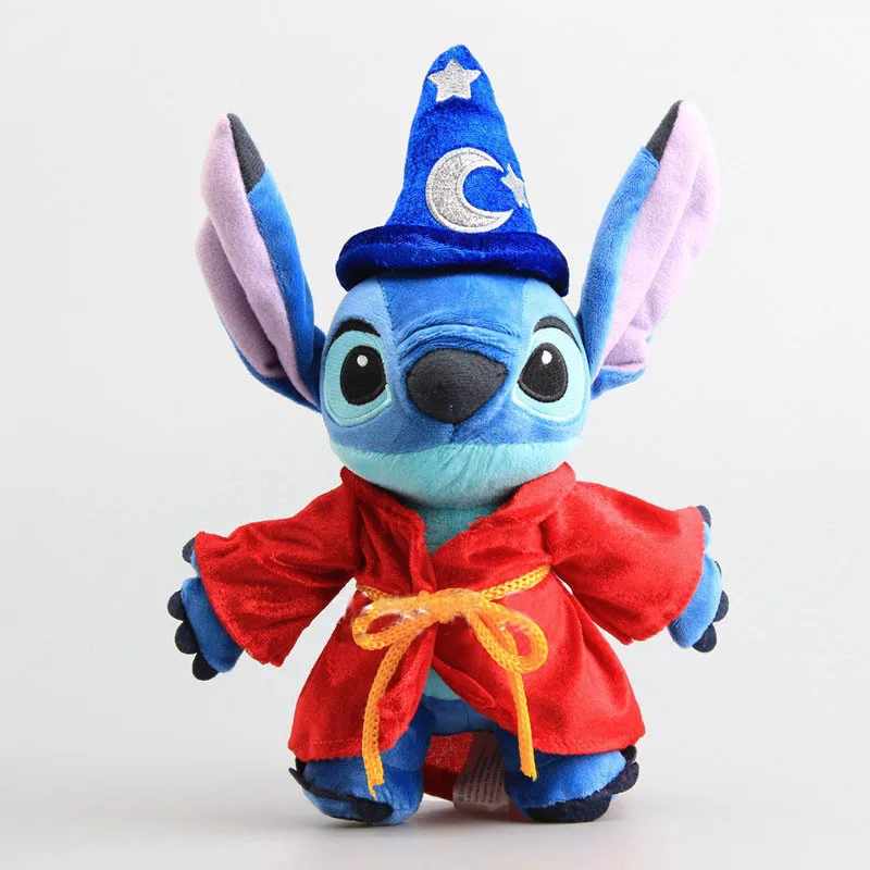 New Magic Stitch Plush Toys Anime Cartoon Blue Lilo and Stitch Soft Stuffed Dolls Cosplay Gift 25cm  (3)