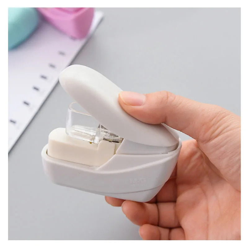 Pregos de Grampeamento Grampeador sem Grampos Grampeador sem Staple sem Pregos de Grampeamento Máquina Mini Bonito Livro Necessários Grampeamento Papel Grampeador Stapleless st 8 Cheap Grampeador