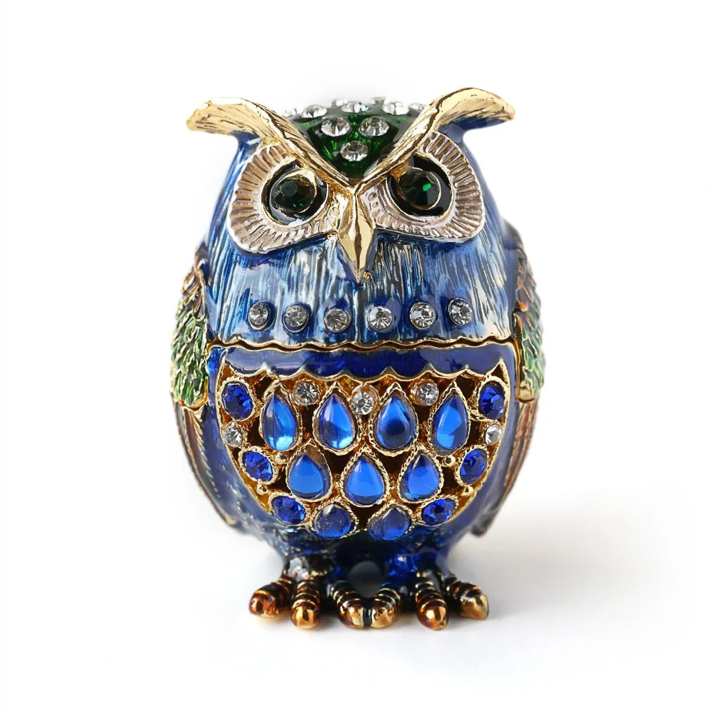 Neue Eule Trinekt Geschenke Kleine Eule Schmuckstück Schmuckschatulle